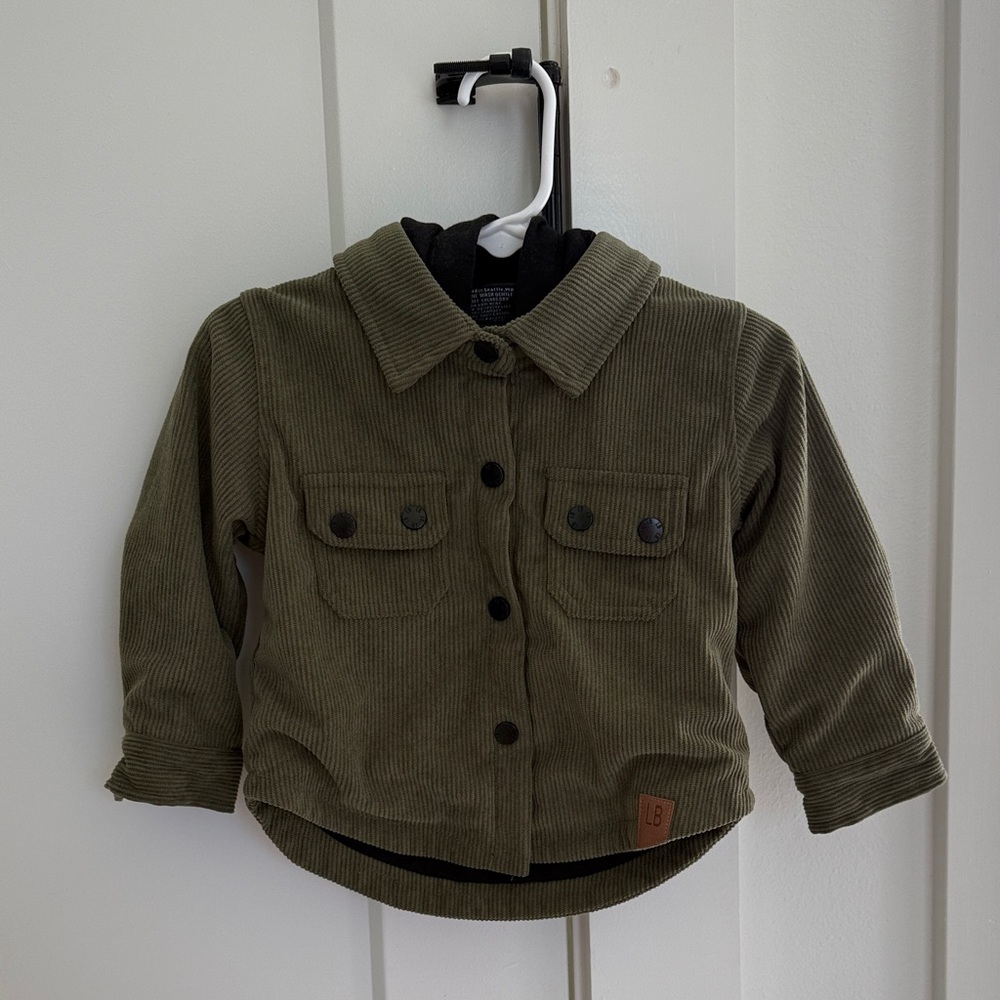 Little Bipsy Olive Corduroy Jacket